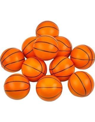 Basketbol Desenli Stres Topu Eğitici Oyuncak Çap 6 Cm