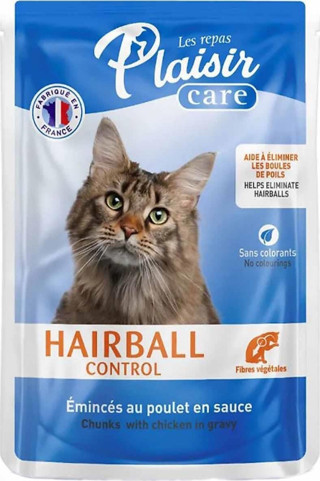 Plaisir Hairball Control Yetişkin Kedi Yaş Maması 85 Gr