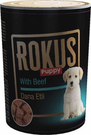 Rokus Biftekli Yavru Köpek Konserve Maması 410 Gr