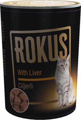 Rokus Ciğerli Yetişkin Kedi Konserve Maması 410 Gr