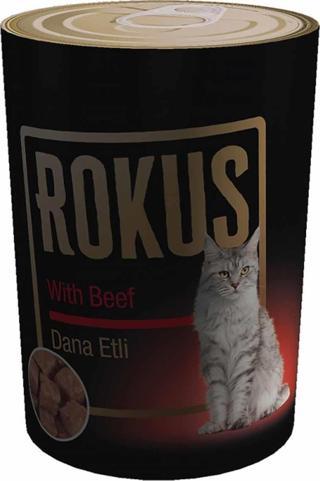 Rokus Dana Etli Yetişkin Kedi Konserve Maması 410 Gr