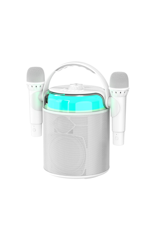 Qpen A30 RGB Işıklı Karaoke Mikrofonlu Bluetooth Kablosuz Hoparlör