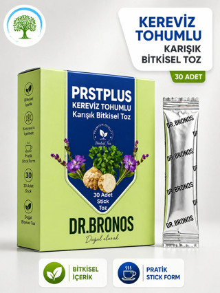 ÇareBurada | Dr. Bronos PRST Kereviz Tohumlu Karışık Bitkisel Toz 30 Stick
