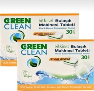 Green Clean Bulaşık Makinesi Tablet 30'u x 2