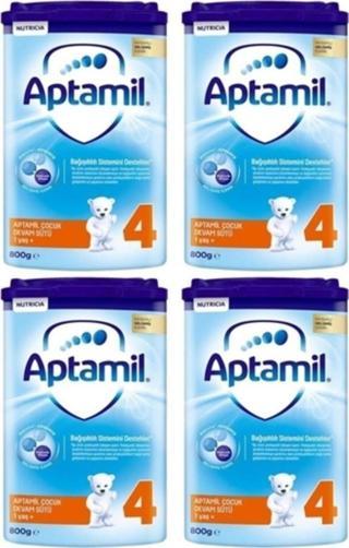 Aptamil Çocuk 4 Devam Sütü 800 Grx4 Adet