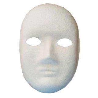 Boyanabilir Boyama Maskesi ( Erkek ) Kağıt Karton Maske - 5 Adet