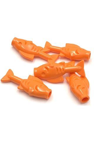 LEGO Orjinal Aksesuar Moc Custom Animal Hayvan Fish Turuncu Balık