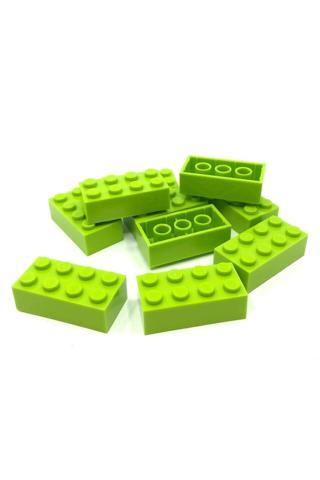 LEGO Orjinal Aksesuar Moc Custom Creator Brick 2 X 4 Tuğla Fıstık Yeşili