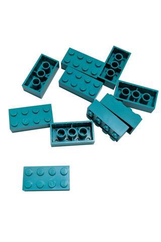 LEGO Orjinal Aksesuar Moc Custom Creator Brick 2 X 4 Tuğla Turkuaz