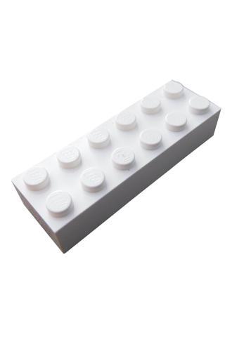 LEGO Orjinal Aksesuar Moc Custom Creator Brick 2 X 6 Tuğla Beyaz