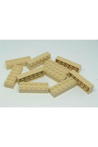 LEGO Orjinal Aksesuar Moc Custom Creator Brick 2 X 6 Tuğla Taba Tan
