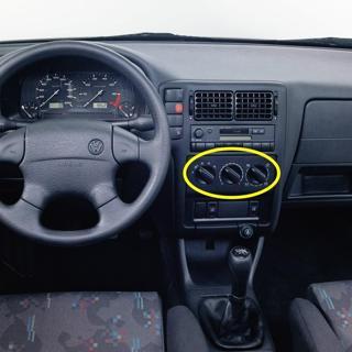 VW Caddy 1996-2003 Kalorifer Kumanda Paneli Düğmeleri 6N0819045
