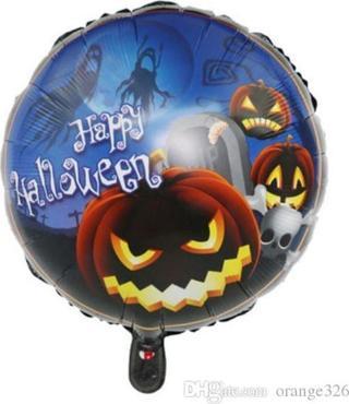 Happy Halloween Balkabağı Folyo Balon 18 inç