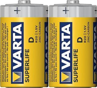 Varta Superlife Çinko Büyük D Boy Pil 24'lü Paket