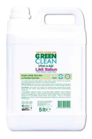 U Green Clean Organik Portakal Yağlı Likit Sabun 5 lt