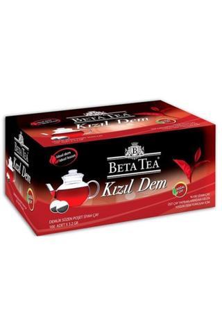 Beta Tea Kızıl Dem Siyah De Mlik Süzen Poşet 100 X 3.2 G