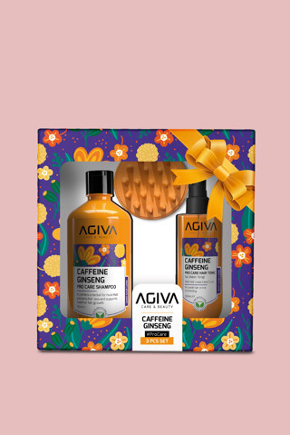 Caffeine Ginseng Şampuan 500 ml & Saç Toniği & Masaj Tarağı 3'lü Set