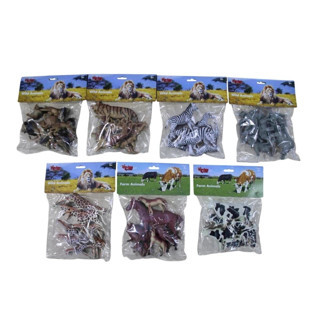 SH-P9901-07A 7 ASRTİ 7PCS 9İNC ASLAN-İNEK-ZÜRAFA-FİL-AT-ZEBRA(Belirtilen fiyat, tekli satış için ade