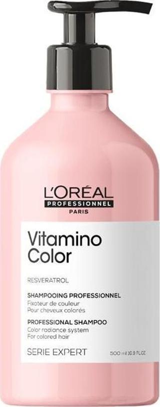 L'Oreal Professionnel Serie Expert Vitamino Color Boyalı Saçlar için Renk Koruyucu Şampuan 500ml