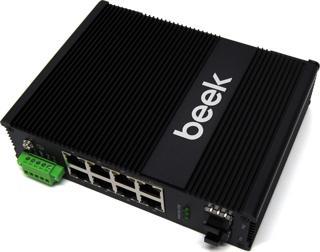 Beek Yönetilemeyen L2 Endüstriyel PoE Switch&lt;br&gt; 8 x 10/100/1000T + 2 x 1G SFP&lt;br&gt; PoE G