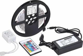 SkyGO 5 MT 3 Cipli Rgb Şerit Led Silikonlu Adaptör Uzaktan Kumanda Tak Çalıştır