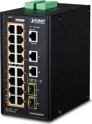 Endüstriyel Tip Yönetilebilir Ethernet Switch (Industrial Managed Ethernet Switch)&lt;br&gt;16-Port 