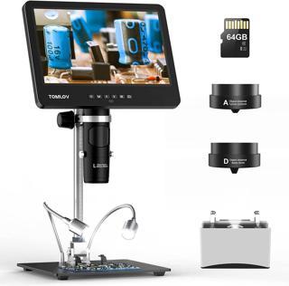 TOMLOV DM601 HDMI Dijital Mikroskop, 3 Lensli - Yetişkinler için