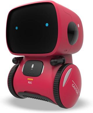 KaeKid Dokunmatik Sensörlü İnteraktif Akıllı Robotik - Kırmızı