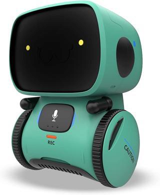 KaeKid Dokunmatik Sensörlü İnteraktif Akıllı Robotik - Yeşil