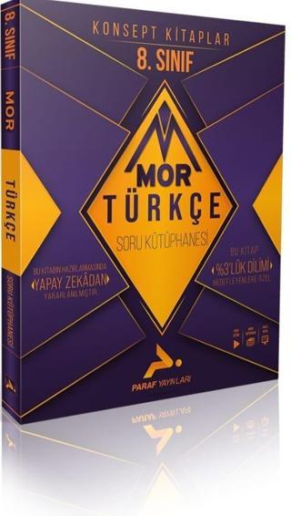 LGS Mor Türkçe Soru Kütüphanesi - PRF Paraf Yayınları