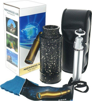 50X50 Panda Metal Gövde Tek Gözle Büyük Mercek Korsan Dürbün Syh