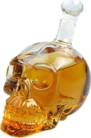 Crystal Head Kuru Kafa Cam Şişe 350 ml