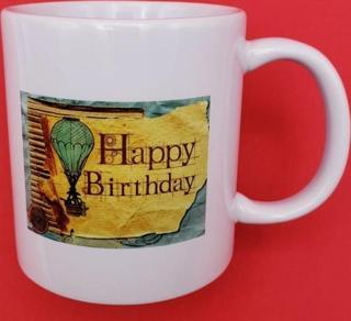Baskılı Happy Birthday Kupa Bardak