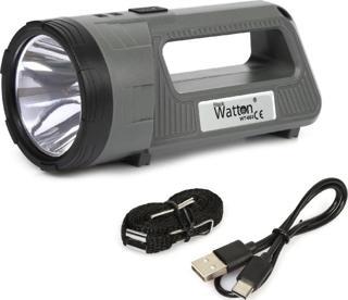 Güçlü Şarjlı Fener Masa Lambası Watton Wt-603