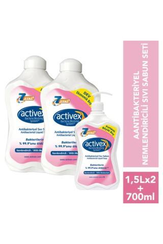 Activex Antibakteriyel Sıvı Sabun Ne Mlendiricili 1,5+1,5+700 Ml