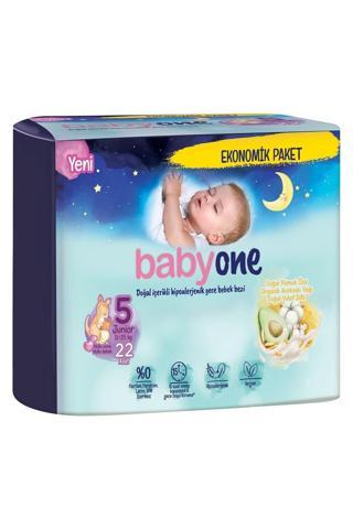 Babyone Yeni Gece Bebek Bezi 5 Beden Junior Ekonomik Paket 22 Adet