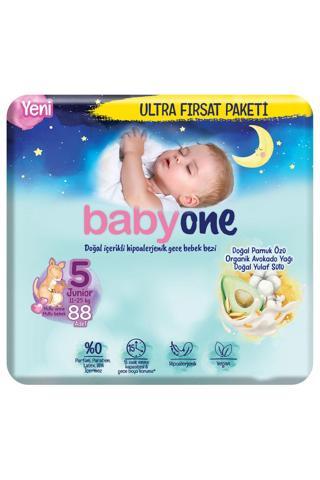 Babyone Yeni Gece Bebek Bezi 5 Beden Junior Ultra Fırsat Paketi 88 Adet