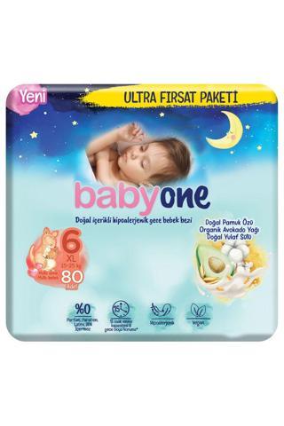 Babyone Yeni Gece Bebek Bezi 6 Beden XL Ultra Fırsat Paketi 80 Adet
