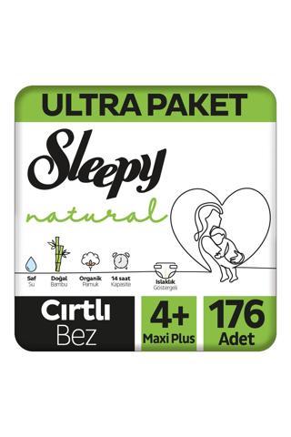 Sleepy Natural Ultra Paket Bebek Bezi 4+ Numara Maxi Plus 176 Adet