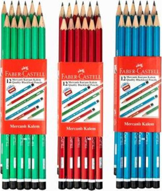 Faber-Castell Mercanlı Kurşun Kalem 12 Li