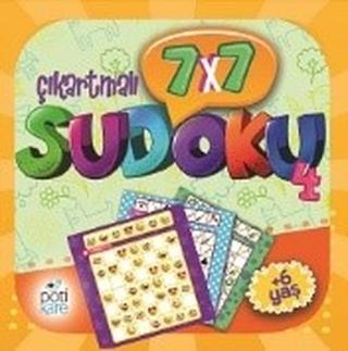 7x7 Çıkartmalı Sudoku 4 - Kolektif  - Pötikare Yayınları