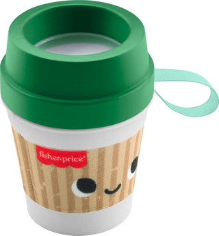Fisher-Price Keyifli Aktiviteler Kahve Keyfi Dişlik, Bpa Içermeyen Çıngıraklı Yenidoğan Oyuncağı, 3 