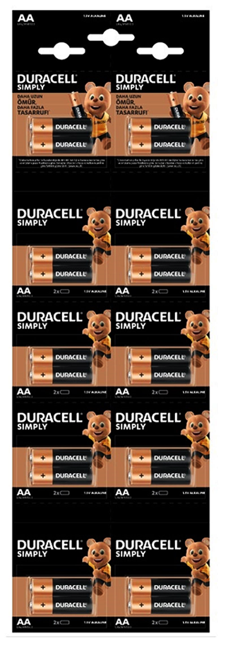 Duracell KALEM PİL ALKALİN 20 ADET