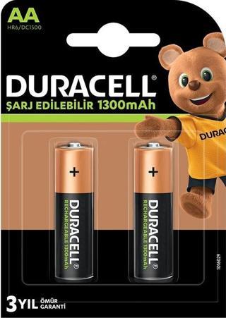 Duracell ŞARJLI KALEM 1300 MA AA 2Lİ PAKET