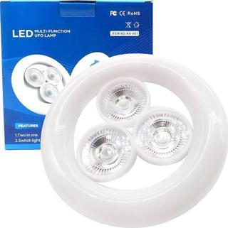KK-901 E27 DUY 36 WATT BEYAZ 3LÜ UFO LED LAMBA 