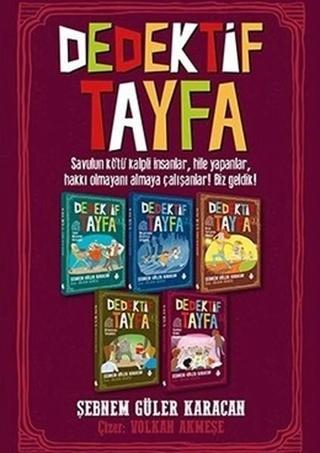 Dedektif Tayfa Seti-5 Kitap Takım - Şebnem Güler Karacan - Uğurböceği