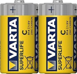 Varta SUPERLIFE ÇİNKO ORTA BOY C PİL 24LÜ PAKET FİYAT