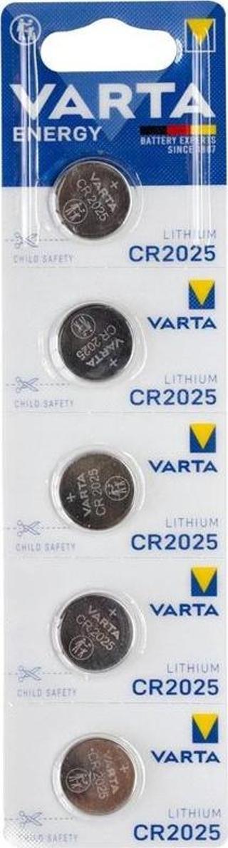 Varta CR2025 3 VOLT LİTYUM PİL 5Lİ PAKET FİYAT