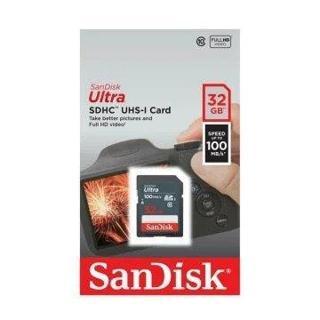 Sandisk 32GB Ultra SDHC 100MB/S UHS-I Hafıza Kartı SDSDUNR-032G-GN6IN