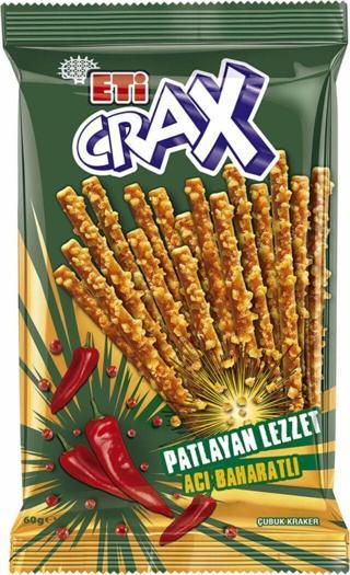 Eti Crax Patlayan Lezzet Acı Baharatlı Çubuk Kraker 50 G X 18 Adet